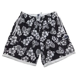 Spicy Tuna‎ Hawaiian Floral Swim Trunks Cargo Pockets Swimsuit Shorts Mens 2XL